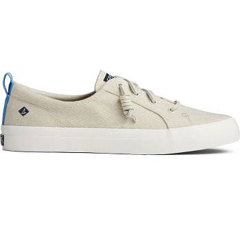 Sperry Crest Vibe Washed Twill Bezove - Damske Tenisky